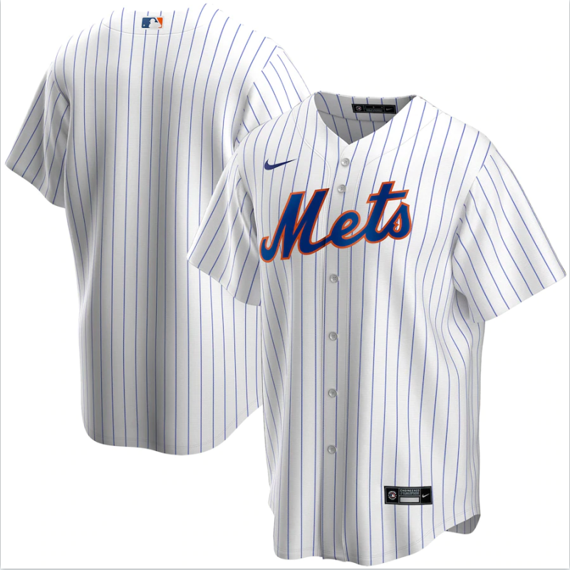 Men's New York Mets White Base Stitched Jersey